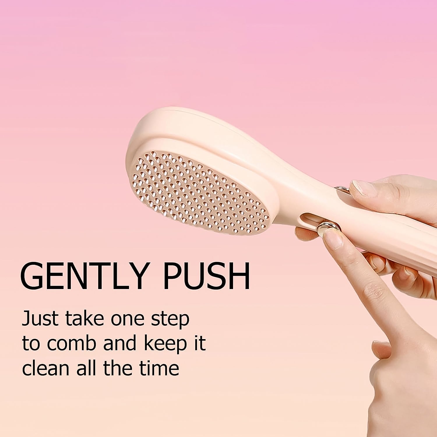 Self-Cleaning Anti-Static Massage Comb (1 Pc) Self-Cleaning Anti-Static Massage Comb (1 Pc)